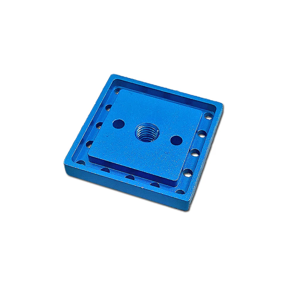 Blue Finished Pocketed Plate